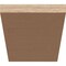 Ekena Millwork 4in. W x 4in. H x 32in. L Concord Woodgrain TimberThane Rafter Tail, Primed Tan RFTUR04X04X32CONRCPR - alternate 4